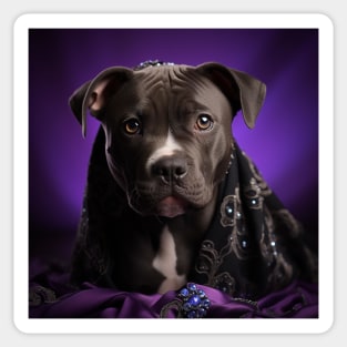 Staffy Elegance Sticker